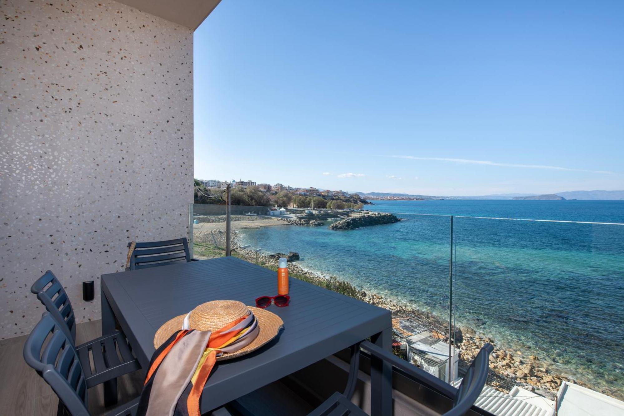 Alpha Suites Hriszí Aktí Haniá Kültér fotó