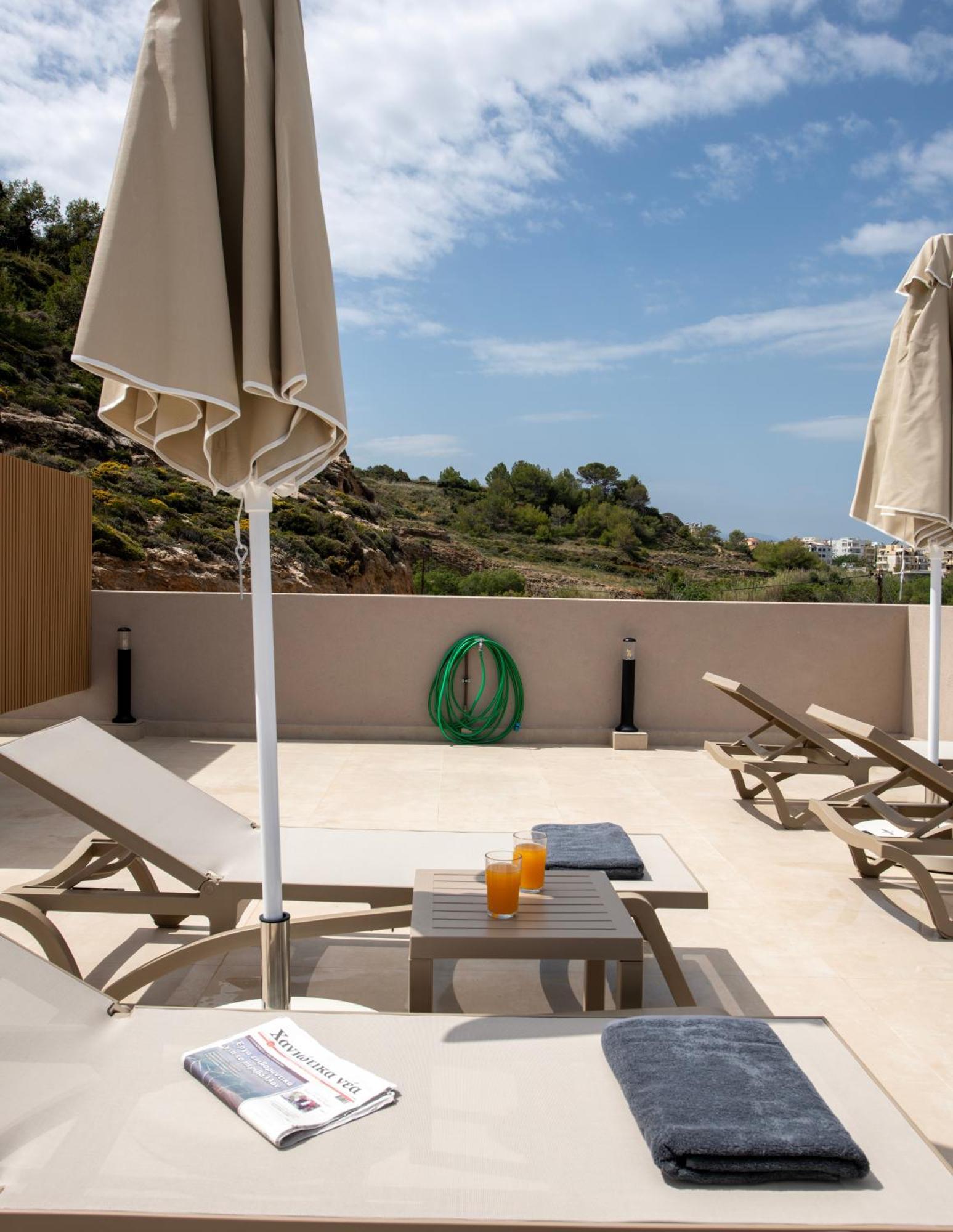 Alpha Suites Hriszí Aktí Haniá Kültér fotó